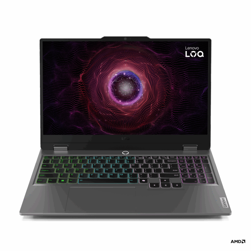 Lenovo LOQ 15AHP9 Ryzen5-8645HS 16GB 1TB-SSD 15.6"FHD IPS AG RTX4060-8GB Win11Home Luna Grey