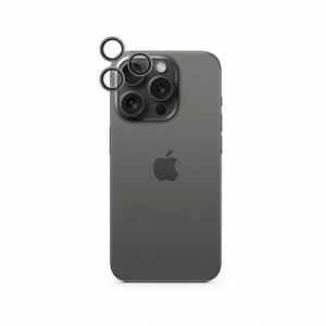 iStores by Epico Aluminium Lens Protector pre Apple iPhone 16 Pro / 16 Pro Max - čierna