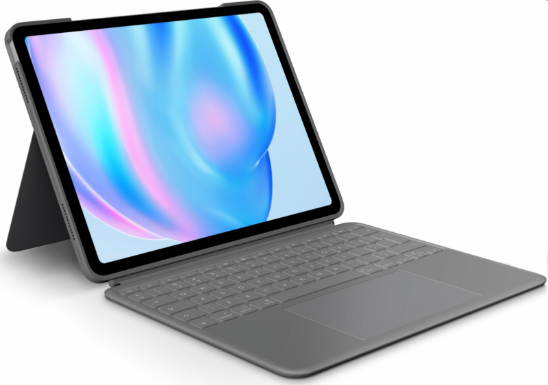 Logitech COMBO TOUCH pre iPad Air 13" (M2 a M3) - šedá - US