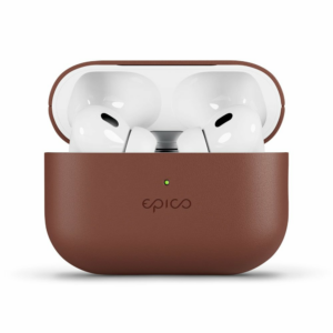 Epico Leather Case Airpods Pro 2 - hnedá