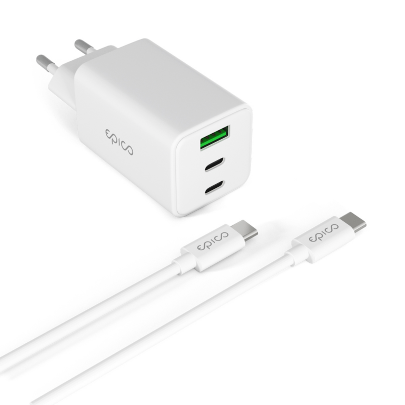 Epico UltraBoost GaN 65W Wall Charger EA65 with 1