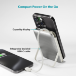 Epico UltraPack 10000mAh Mag+ bezdrôtová powerbanka EM67 - šedá
