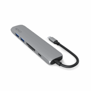 iStores by Epico 6in1 Aluminium Hub 8K with USB-C connector - space gray