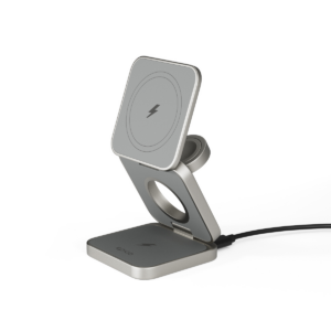 EPICO UltraBase EF45 3in1 Fold Alu Mag+ Charging Stand - titanová