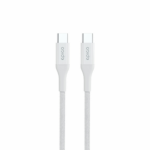 iStores by Epico Braided PD Cable 1.2m USB-C to USB-C - biely