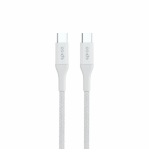 iStores by Epico Braided PD Cable 1.2m USB-C to USB-C - biely