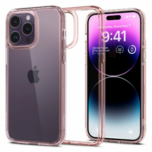 Spigen kryt Ultra Hybrid pre iPhone 14 Pro Max - Rose Crystal