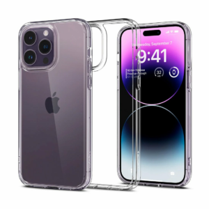Spigen kryt Ultra Hybrid pre iPhone 14 Pro - Crystal Clear