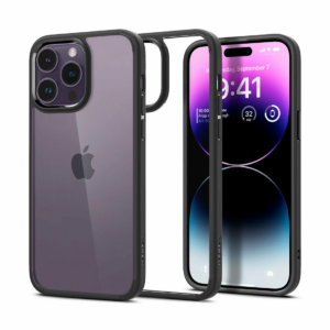 Spigen kryt Ultra Hybrid pre iPhone 14 Pro - Mate Black