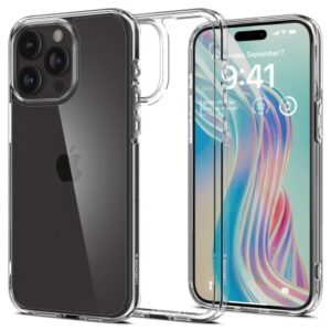Spigen kryt Crystal Hybrid pre iPhone 15 Pro - Crystal Clear