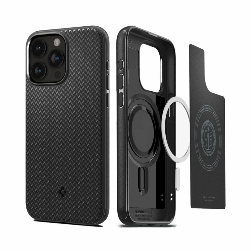 Spigen kryt Mag Armor Magsafe pre iPhone 15 Pro - Matte Black