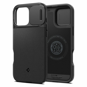 Spigen kryt Optik Armor Magsafe pre iPhone 16 Pro - Black