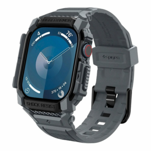 Spigen kryt Rugged Armor Pro pre Apple Watch 10 46mm - Dark Gray