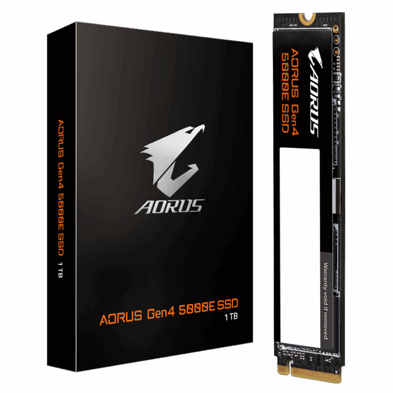 Gigabyte AORUS 5000E SSD 2TB M.2 NVMe Gen4 6500/6000 MBps