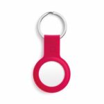 Aiino - GiGiTag Silicon holder with keychain for AirTag - Cherry
