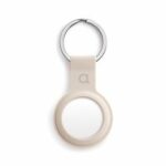 Aiino - GiGiTag Silicon holder with keychain for AirTag - Sand