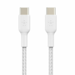Belkin kábel Boost Charge Braided USB-C to USB-C 1m - White