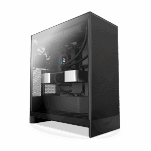 NZXT case H7 Flow / 2x 120 mm fan / tempered glass / mesh panel / black