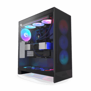 NZXT case H7 Flow RGB / 3x 140 mm fan / glass / mesh panel / black