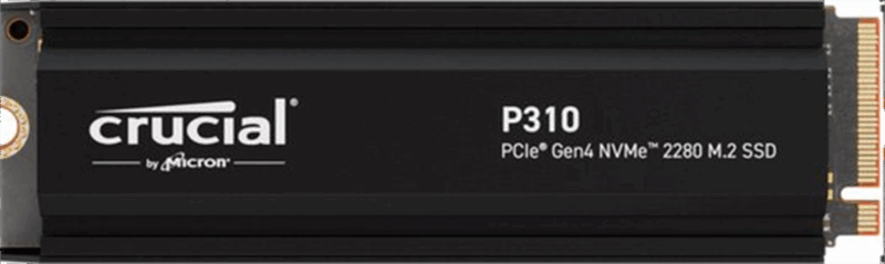 Crucial SSD P310 2TB M.2 NVMe Gen4 7100/6000 MBps with Heatsink (Playstation®5 and PlayStation®5 Pro compatible)