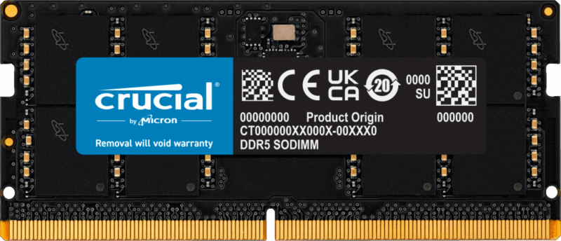 Crucial 32GB SODIMM DDR5 5600 CL46