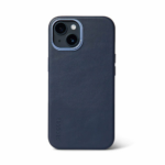 Decoded kryt Leather Backcover MagSafe pre iPhone 14 - Navy