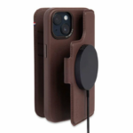Decoded puzdro Leather Detachable Wallet MagSafe pre iPhone 14 Plus - Brown