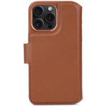 Decoded puzdro Leather Detachable Wallet MagSafe pre iPhone 15 Pro Max - Tan
