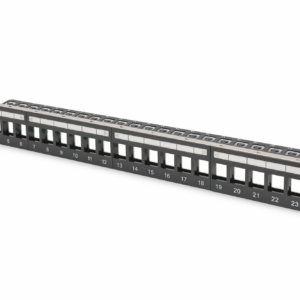 DIGITUS 19" modulárny patch panel 24port 1U vhodný pre UTP i STP keystony
