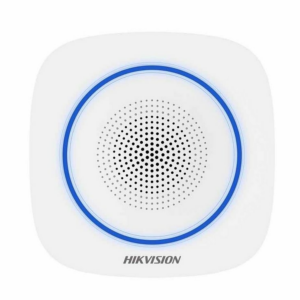 Hikvision DS-PS1-I-WE - bezdrôtová vnútorná siréna - modré svetlo