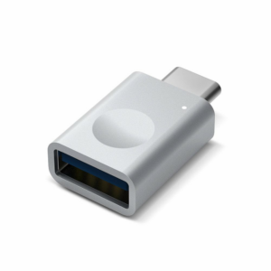 ELAGO Mini USB-C to USB 3.0 Aluminium Adapter with LED - Silver