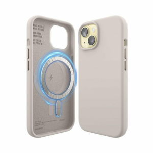 Elago kryt Silicone Case Magsafe pre iPhone 15 - Stone