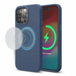 Elago kryt Silicone Case Magsafe pre iPhone 15 Pro Max - Jean Indigo