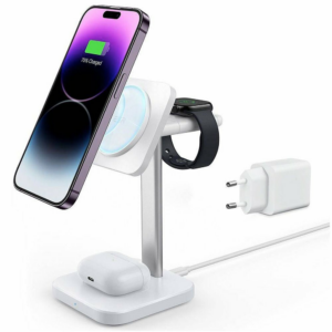 ESR 3-in-1 Watch Wireless Charging Set - White