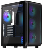 ENDORFY case Arx 500 aRGB / ATX / 4x140mm aRGB fan / 2xUSB/ USB-C / tempered glass