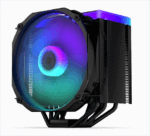 ENDORFY chladič CPU Fortis 5 Black ARGB / 140mm fan/ 6 heatpipes / PWM / nanoreset controller / pre Intel a AMD