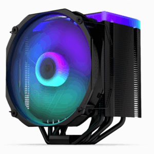 ENDORFY chladič CPU Fortis 5 Black ARGB / 140mm fan/ 6 heatpipes / PWM / nanoreset controller / pre Intel a AMD