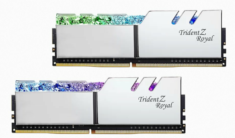 G.SKILL 32GB kit DDR4 3600 CL16 Trident Z Royal silver