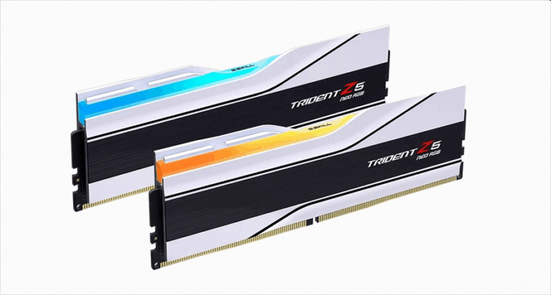 G.SKILL 64GB kit DDR5 6000 CL28 Trident Z5 Neo RGB AMD EXPO silver