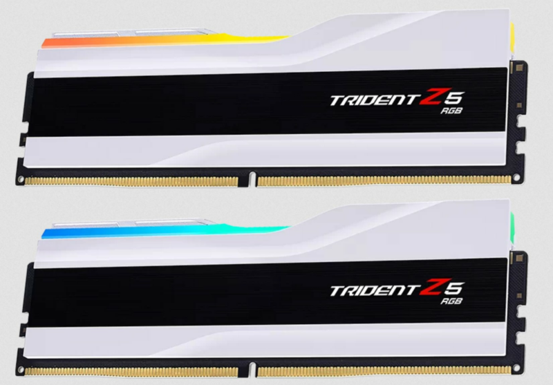 G.SKILL 32GB kit DDR5 6000 CL32 Trident Z5 RGB white