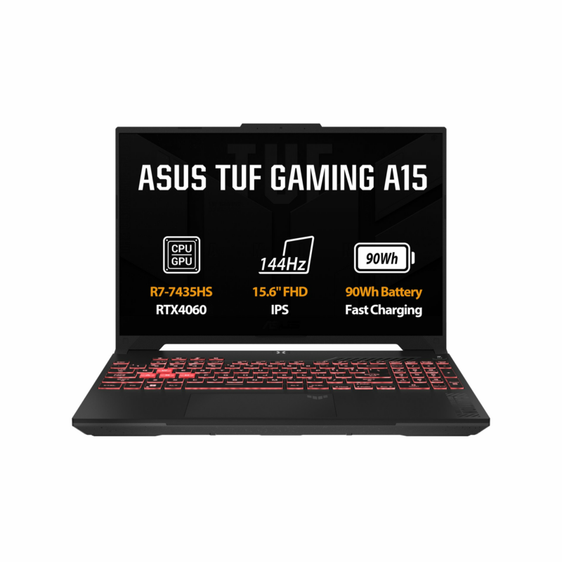 ASUS TUF Gaming A15/R7-7435HS/16GB/1TB SSD/RTX4060/15