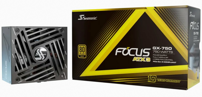 Seasonic FOCUS GX GOLD 750W V4 ATX 3.1