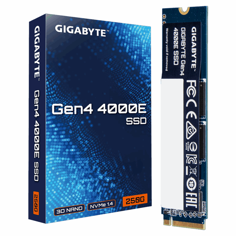 Gigabyte AORUS 4000E SSD 250GB M.2 NVMe Gen4 3500/1800 MBps