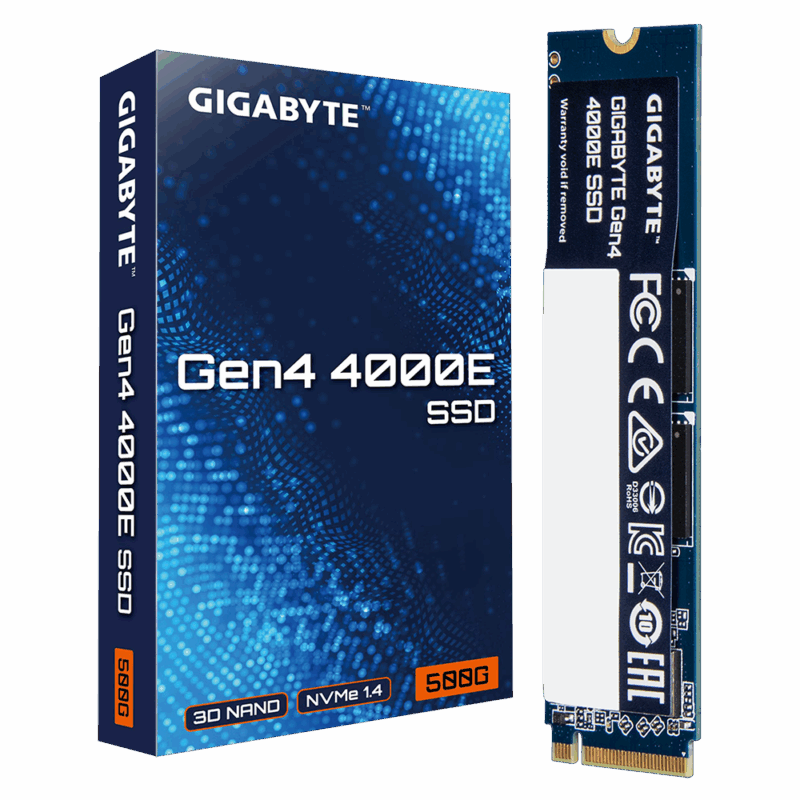 Gigabyte AORUS 4000E SSD 500GB M.2 NVMe Gen4 3600/3000 MBps