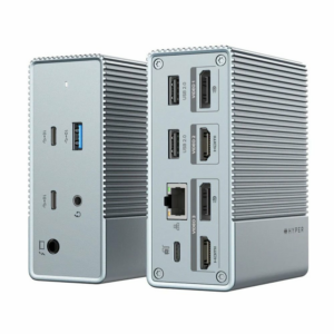 Hyper HyperDrive 12-in-1 USB-C Docking Station Gen 2 - Silver