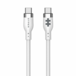 Hyper kábel HyperJuice 240W Silicone USB-C to USB-C Cable 2m - White