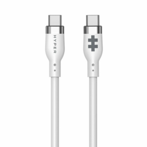 Hyper kábel HyperJuice 240W Silicone USB-C to USB-C Cable 2m - White