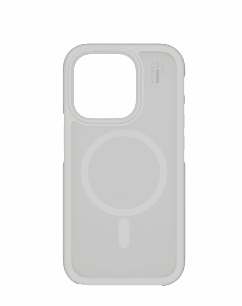 iDeal Bumper Case MagSafe iPhone 15 Pro Cloudy White