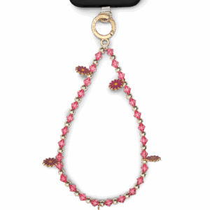 iDeal Phone Wristlet Strap Cranberry Bloom