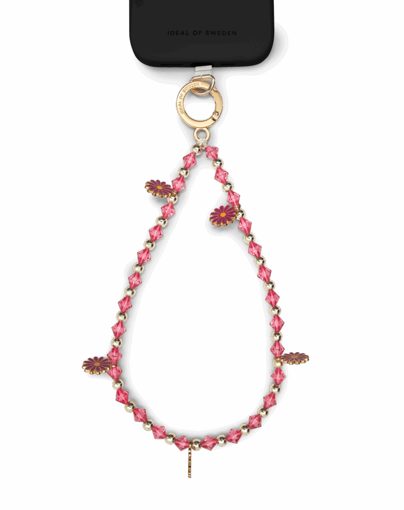 iDeal Phone Wristlet Strap Cranberry Bloom
